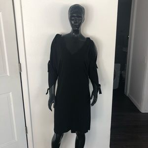 Black Deep V Diane von Furstenberg Dress